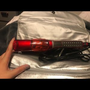 Infinity Silver Conair Steam Straightener